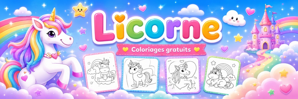 đŠLicornes Ă colorier - Coloriages gratuits pour les enfants ! đŠLicornes Ă colorier - Coloriages gratuits pour les enfants !
