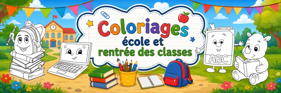 🏫Ecole et rentrée des classes - Coloriages gratuits pour les enfants ! 🏫Ecole et rentrée des classes - Coloriages gratuits pour les enfants !