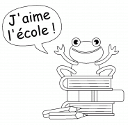 J'aime l'école ! - coloriage n° 1033