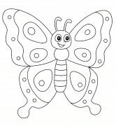 Papillon - coloriage n° 1051