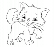 Chaton - coloriage n° 1053