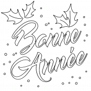 Bonne Année ! - coloriage n° 1110