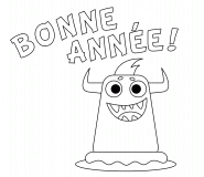 Bonne Année ! - coloriage n° 1111