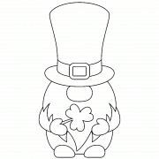 Lutin de la Saint-Patrick - coloriage n° 1211