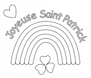 Arc-en-ciel de la Saint-Patrick - coloriage n° 1218