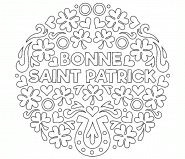 Bonne Saint Patrick ! - coloriage n° 1219