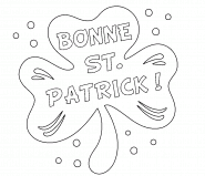 Bonne St Patrick ! - coloriage n° 1226