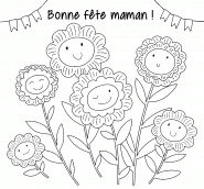 Bonne fête maman ! - coloriage n° 1279