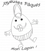 Joyeuses Pâques, mon lapin ! - coloriage n° 128