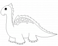 Hector le dinosaure - coloriage n° 136