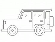 4X4 Land Rover - coloriage n° 1387