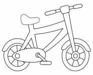 Un vélo pour les enfants - coloriage n° 1410