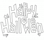 Happy Halloween (Joyeux Halloween) - coloriage n° 1420