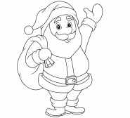 Le Père Noël ! - coloriage n° 1480