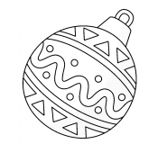 Décoration de Noël - coloriage n° 1490