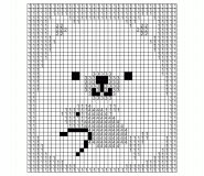 Ours polaire (Pixel Art) - Coloriage Magique