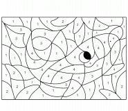 Luma, la petite baleine bleue - Coloriage Magique