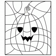Citronette, la citrouille magique d’Halloween - Coloriage Magique (jeu en ligne)