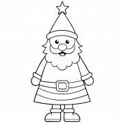 PÚre Noël Sapin Rigolo - Coloriage en ligne PÚre Noël Sapin Rigolo - Coloriage en ligne