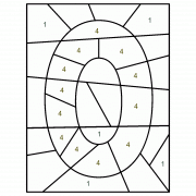 Le chiffre zéro en vitrail moderne - Coloriage Magique (jeu en ligne) Le chiffre zéro en vitrail moderne - Coloriage Magique (jeu en ligne)
