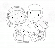 Vacances en famille - coloriage n° 182