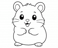Hamster - Coloriage en ligne Hamster - Coloriage en ligne