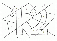 Nombre 12 - Coloriage Magique (jeu en ligne) Nombre 12 - Coloriage Magique (jeu en ligne)