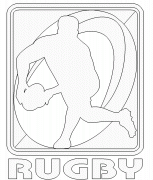 Rugby - coloriage n° 222