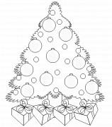 Sapin de noël - coloriage n° 242