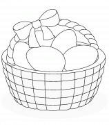 Panier de Pâques - coloriage n° 269