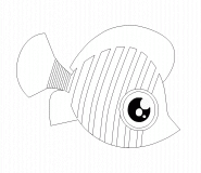 Poisson d'avril à colorier... - coloriage n° 279