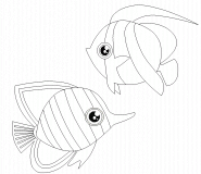 Poissons d'avril - coloriage n° 283