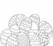 Oeufs de Pâques - coloriage n° 289