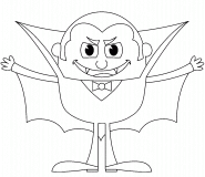 Dracula - coloriage n° 390