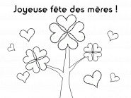 Joyeuse fête des mères  2024 ! - coloriage n° 4