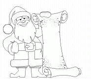 La liste du Père Noël - coloriage n° 478