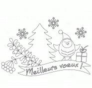 Meilleurs vœux ! - coloriage n° 484