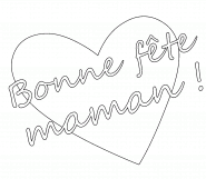 Bonne fête maman ! - coloriage n° 523