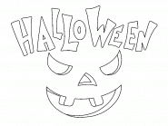 Logo Halloween à colorier - coloriage n° 54