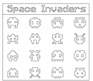 Space Invaders - coloriage n° 540