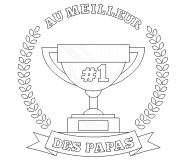 Au meilleur des Papas ! - coloriage n° 561