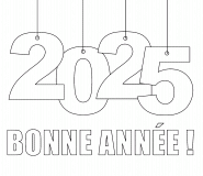 Bonne année 2024 ! - coloriage n° 630