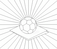 Ballon de football - coloriage n° 641