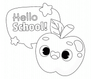 Hello School (Bonjour l'école) - coloriage n° 657