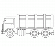 Petit camion de ferme - coloriage n° 796