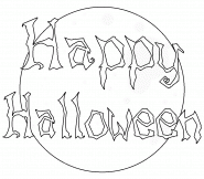 Happy Halloween - coloriage n° 88