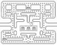 Jeu rétro (PAC MAN) - coloriage n° 885