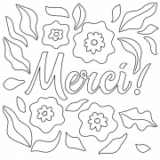 Merci ! - coloriage n° 898