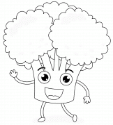 Chou Brocoli - coloriage n° 899