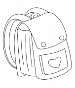 Cartable - coloriage n° 958